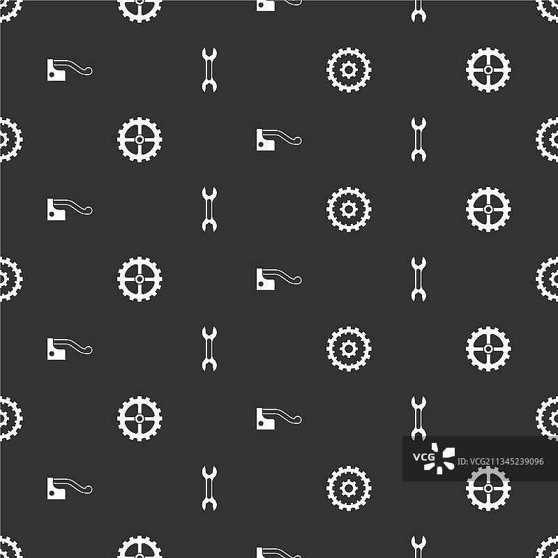 自行车盒式飞轮曲柄刹车套件图片素材