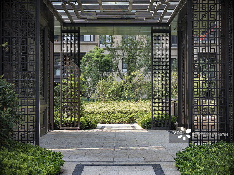 中式风格，中国元素，景观设计，房地产图片素材