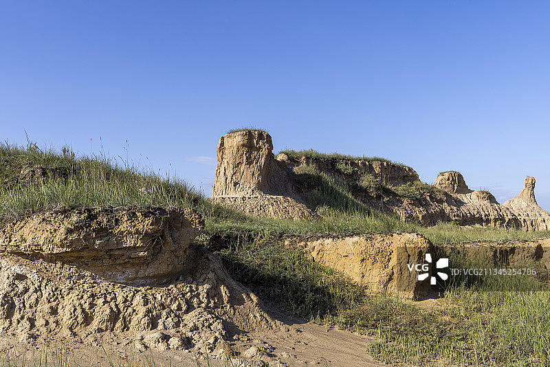 20210824中国 山西省 大同市 土林风景区图片素材