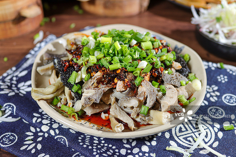 凉拌羊杂图片素材