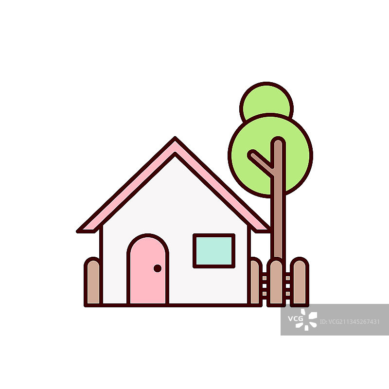 房屋小屋图标图片素材