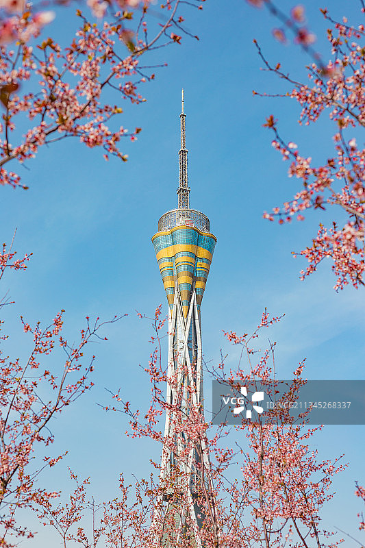 中国河南郑州经济开发区中原福塔图片素材