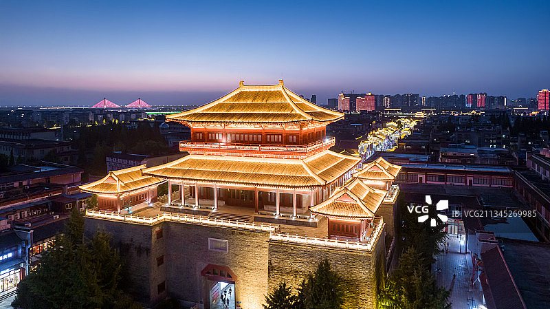 襄阳昭明台图片素材