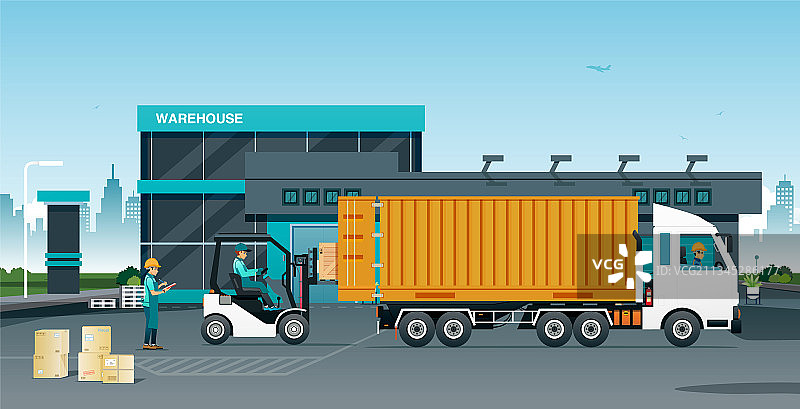 仓库工人图片素材