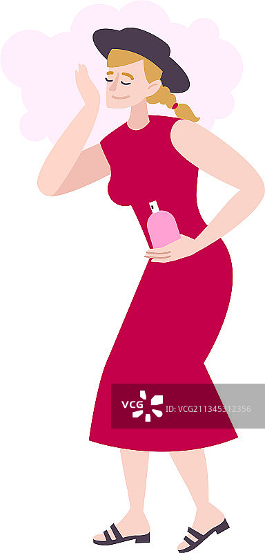 扁平香水图标图片素材