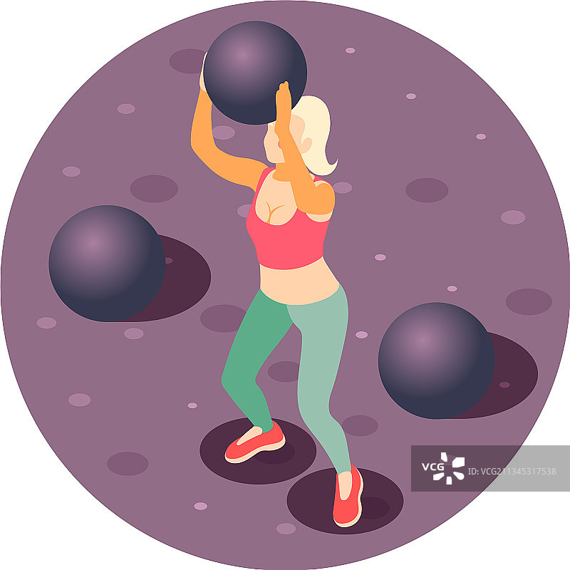 Crossfit 2.5D组合图片素材