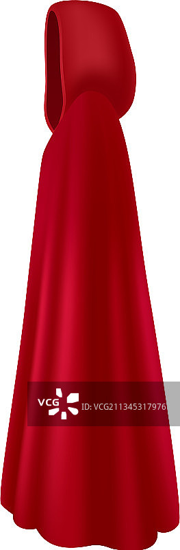 红色披风图片素材