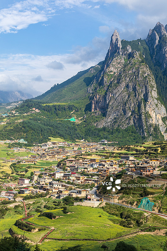 扎尕那风光图片素材