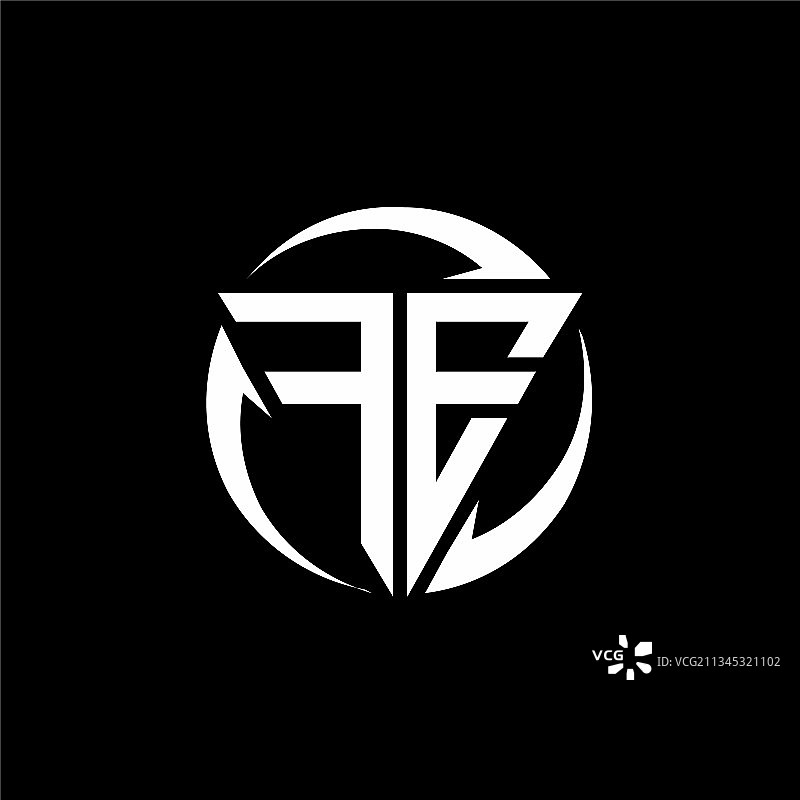 FE字母组合标志设计模板图片素材