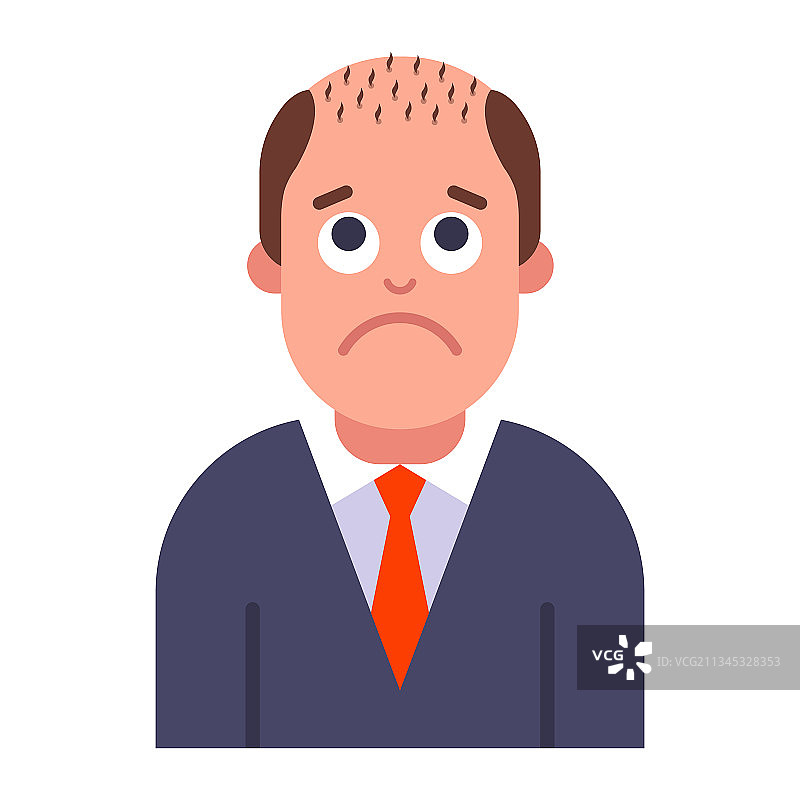 男性脱发问题图片素材