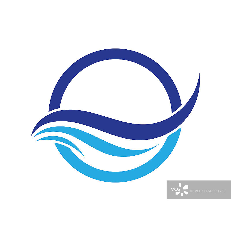 水波图标图片素材