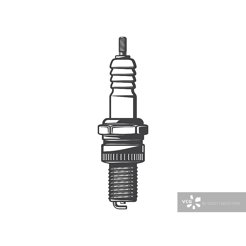 汽车点火系统发动机备件插头图片素材