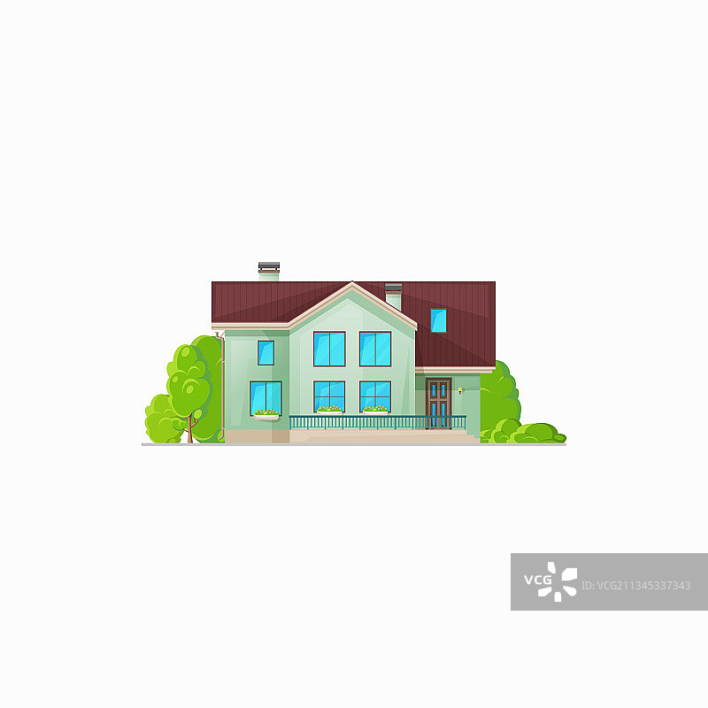 乡村小屋住宅酒店独立建筑图片素材