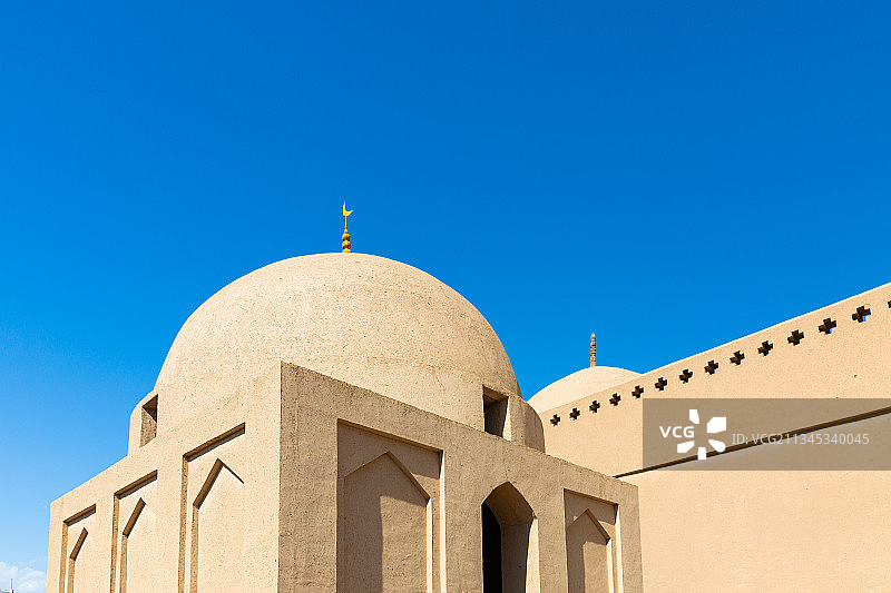 新疆吐鲁番地区苏公塔景区风光图片素材