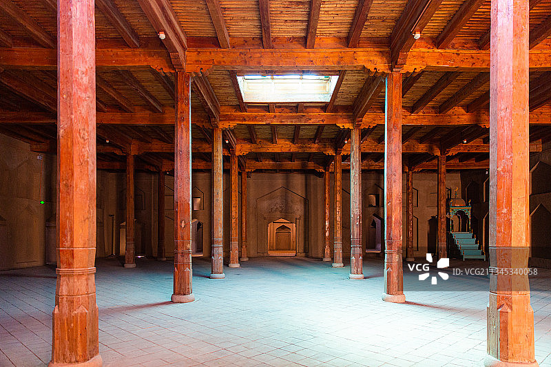 新疆吐鲁番地区苏公塔景区风光图片素材