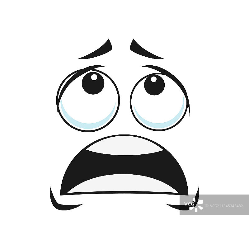 震惊表情符号图标图片素材