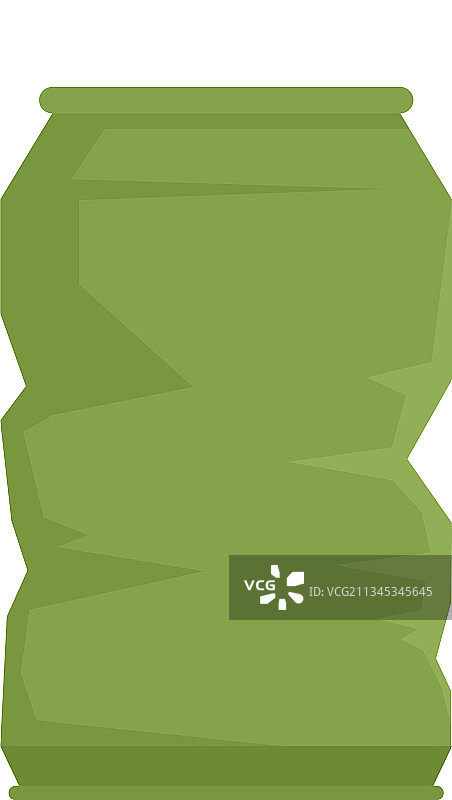 垃圾能量饮料罐扁平图标图片素材