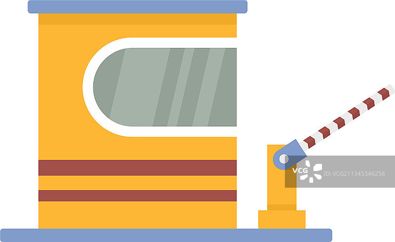 收费公路路障图标图片素材