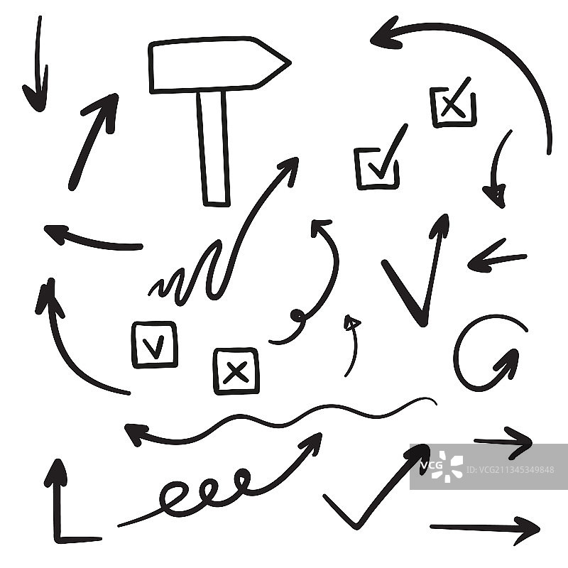 箭头合集图片素材