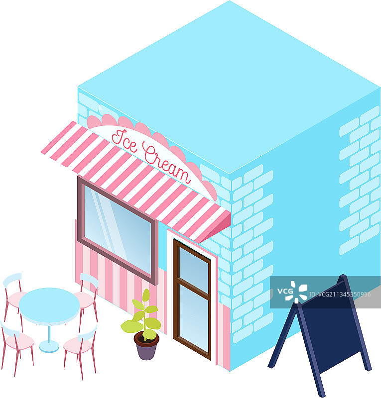 冰淇淋店图片素材