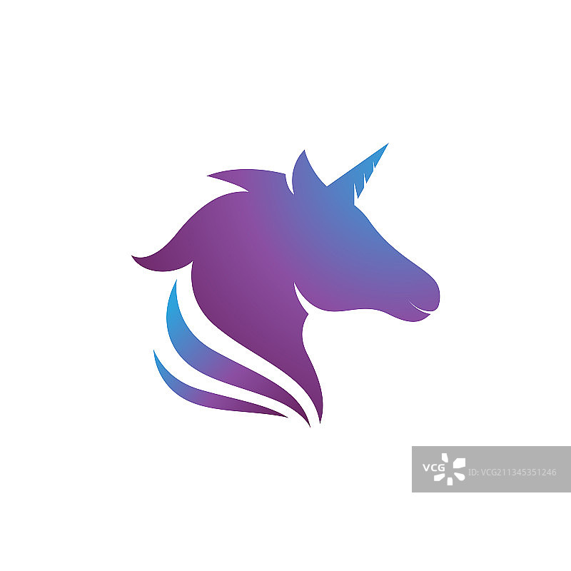 独角兽标志图标图片素材