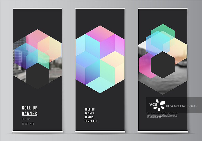 易拉宝样机设计模板图片素材