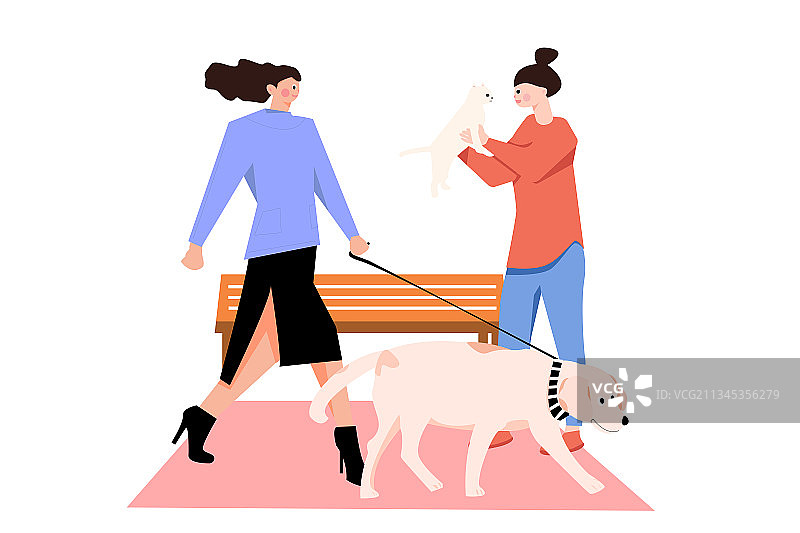 萌宠小场景图片素材