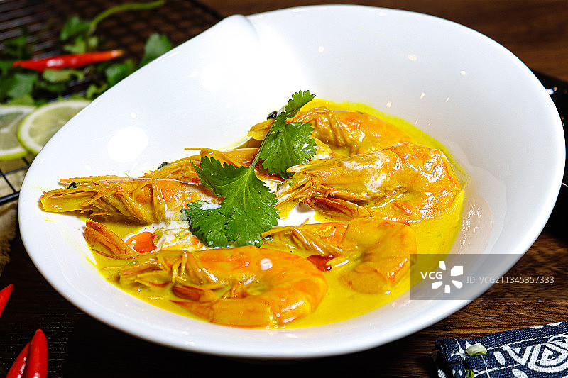 咖哩虾图片素材