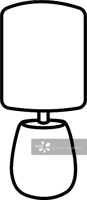 灯轮廓图标图片素材