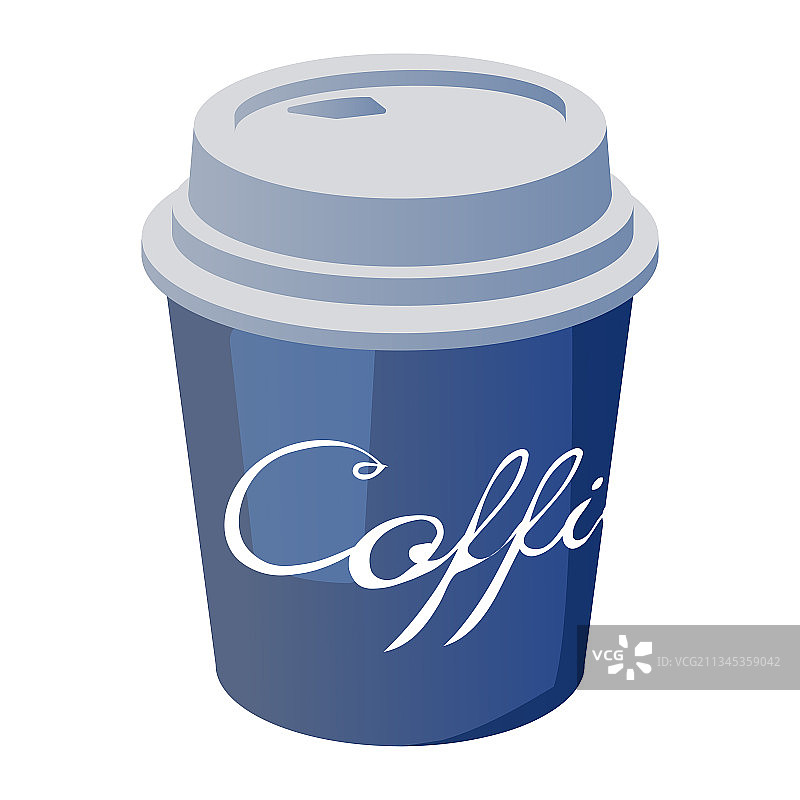 逼真风格的白色背景新鲜咖啡图片素材