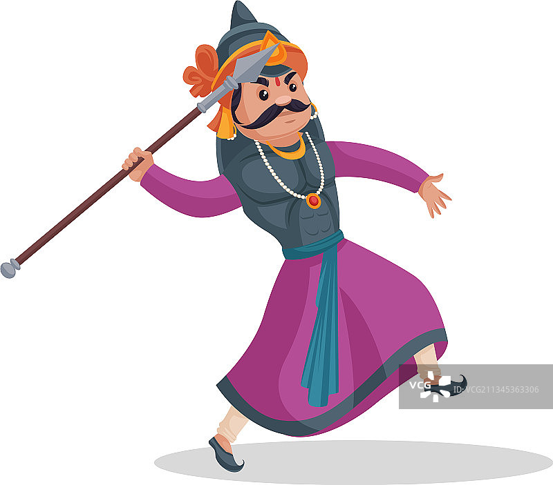 马哈拉纳·普拉塔普卡通人物图片素材