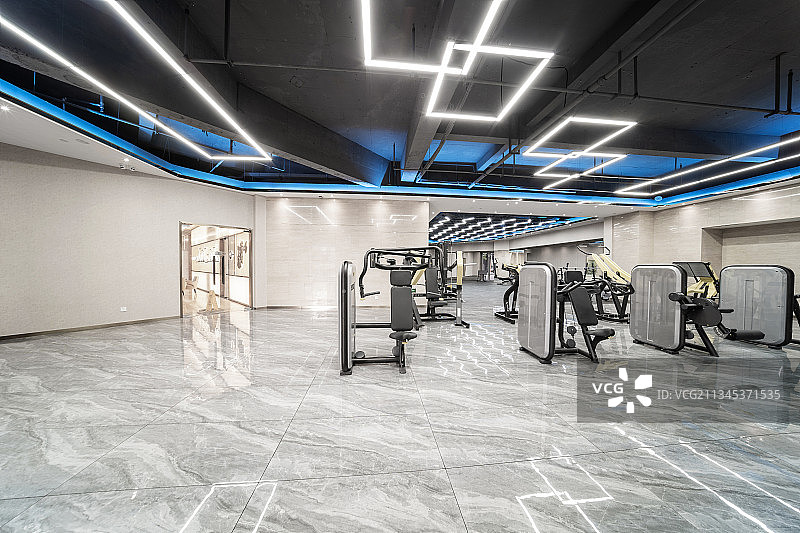 健身房内部图片素材