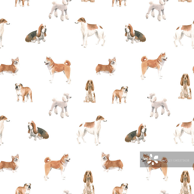 可爱的精美无缝图案图片素材