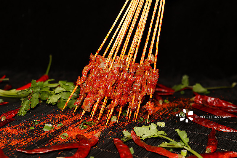 把把烧牛肉串图片素材