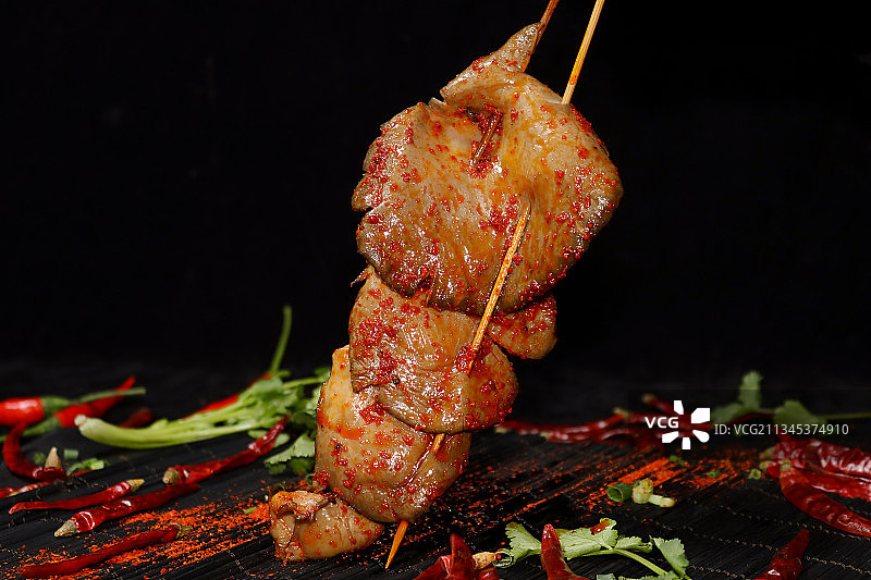 烤平菇图片素材