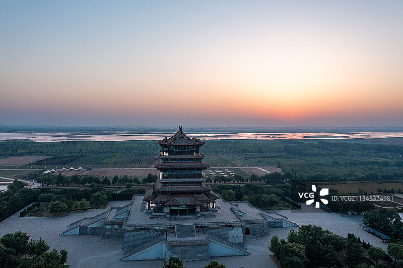 鹳雀楼图片素材