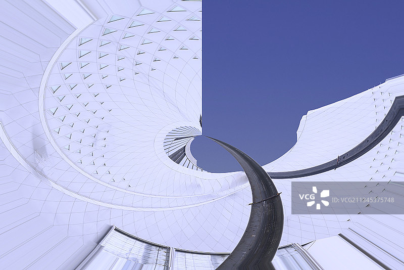 商业结合体的外部，建筑图片素材