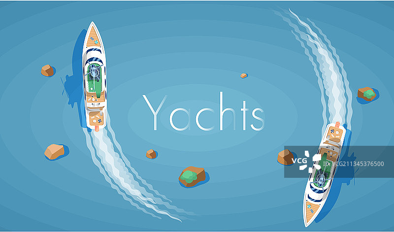 海上航运的游艇海运船只图片素材