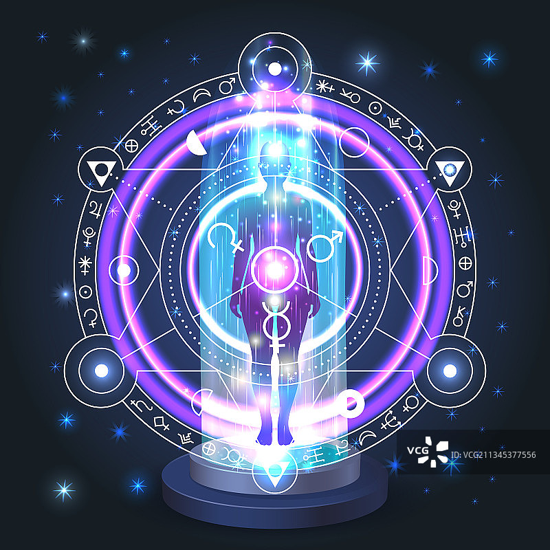 深奥的神秘传送门星体运动图片素材