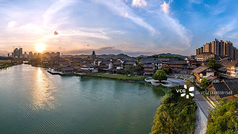 相思湖小镇图片素材