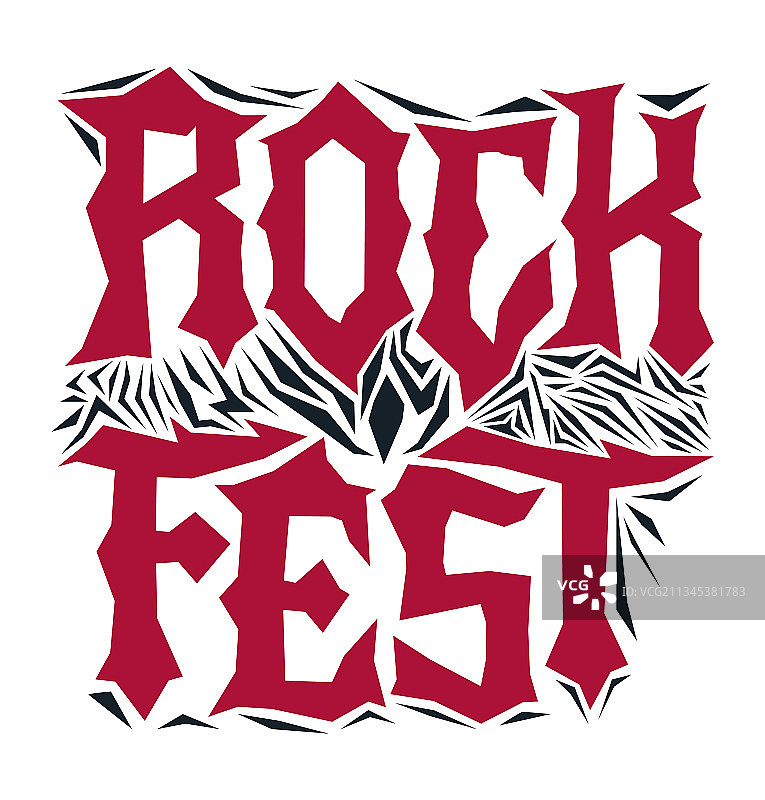 硬核摇滚音乐节海报设计图片素材