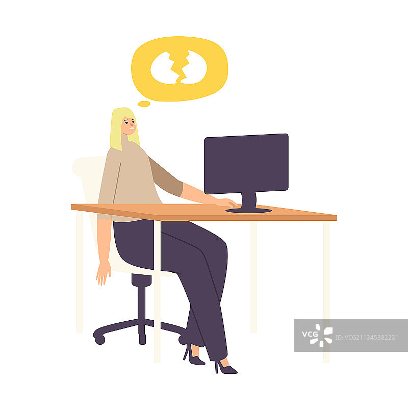 女人删除了重要信息图片素材