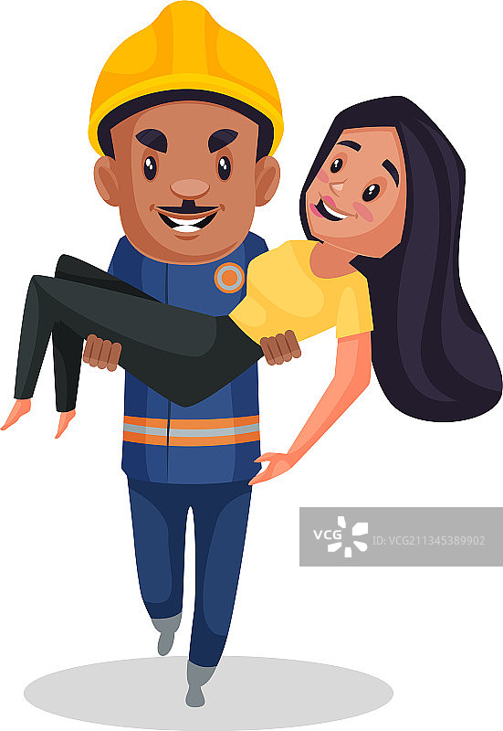 消防员卡通人物图片素材