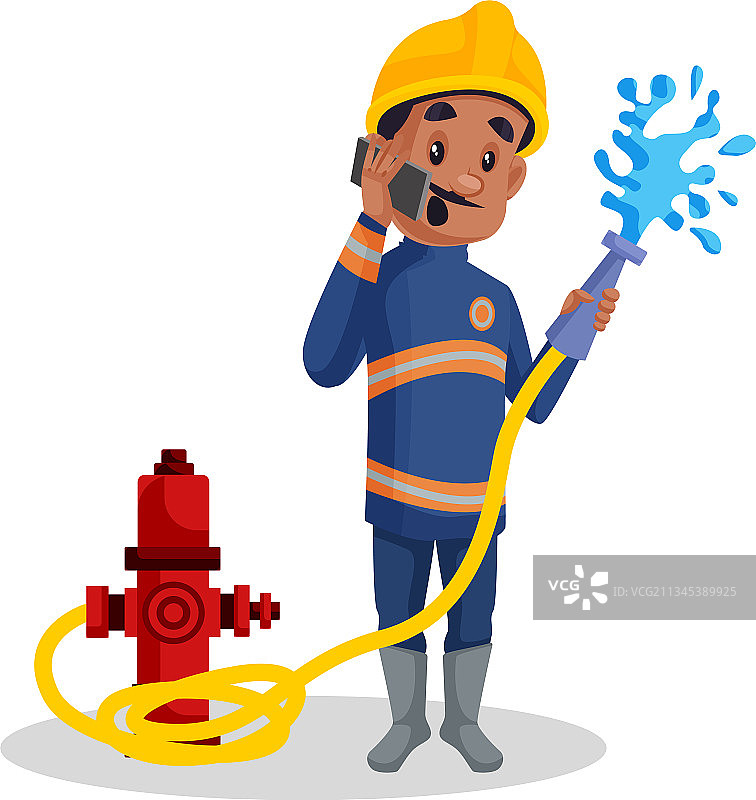 消防员卡通人物图片素材