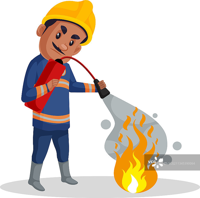 消防员卡通人物图片素材