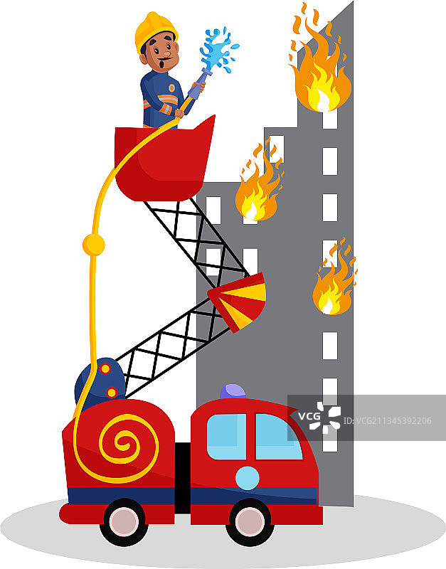 消防员卡通人物图片素材