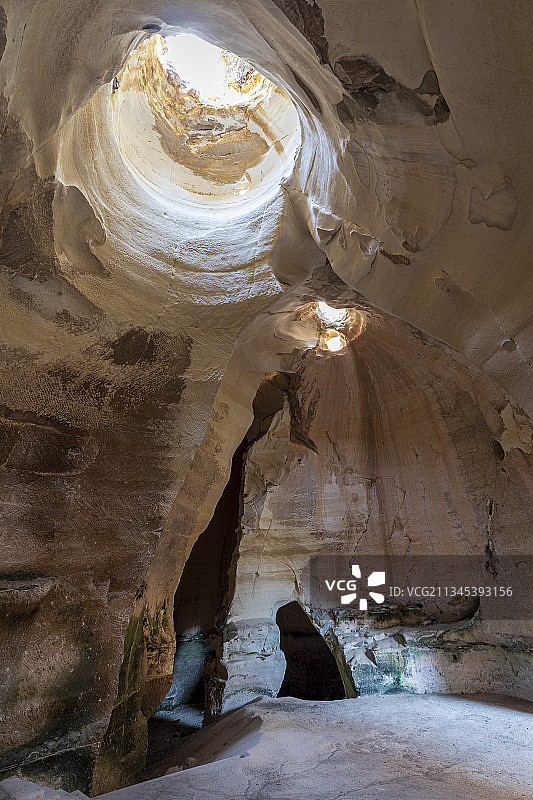 洞穴，以色列图片素材