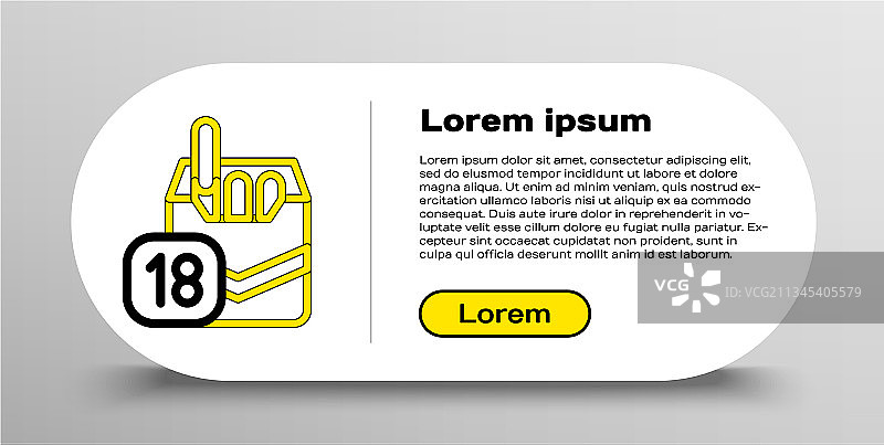 白色背景上的香烟盒线条图标图片素材