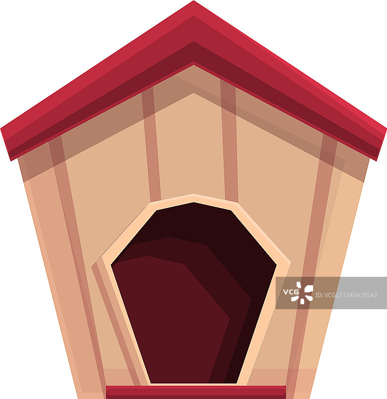 公园狗窝图标卡通宠物屋图片素材