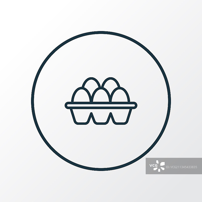 优质鸡蛋图标线条符号图片素材